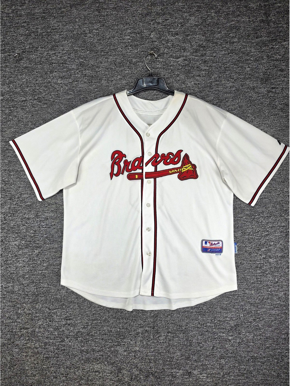 Atlanta Braves B.J. Upton #8 Majestic Authentic Collection Jersey Size 56 MLB